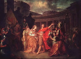 Прощание Гектора с Андромахой (А.П. Лосенко, 1773 г.)